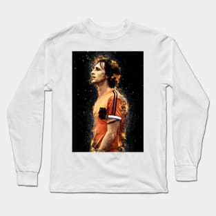 Johan Cruyff Football Art Long Sleeve T-Shirt